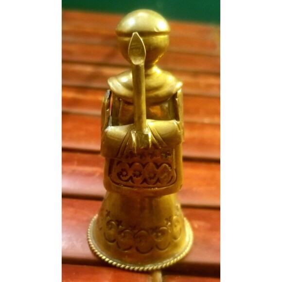Vintage Altar Boy w/ Candle Bronze Candle Snuffer 8.5" Long 1.2" Diameter Bell - Picture 2 of 6